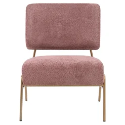 Fotel wypoczynkowy różowy MANCIA