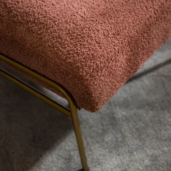 Fotel wypoczynkowy różowy MANCIA