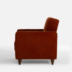 Fotel wypoczynkowy rudy ANKA