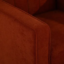 Fotel wypoczynkowy rudy ANKA