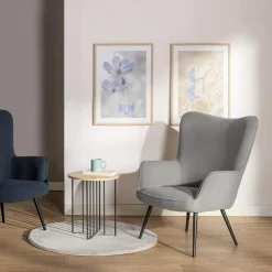 Fotel wypoczynkowy szary JAZAN