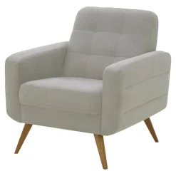 Fotel wypoczynkowy szary BODO