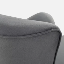 Fotel wypoczynkowy szary CARY