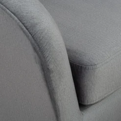 Fotel wypoczynkowy szary CARY