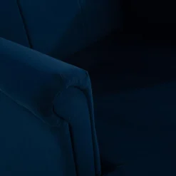 Fotel wypoczynkowy uszak granatowy LUCEK