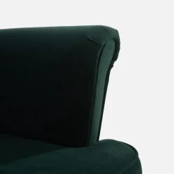 Fotel wypoczynkowy uszak ciemnozielony LUCEK