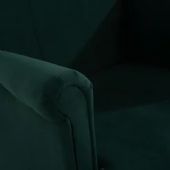 Fotel wypoczynkowy uszak ciemnozielony LUCEK