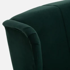 Fotel wypoczynkowy uszak ciemnozielony LUCEK