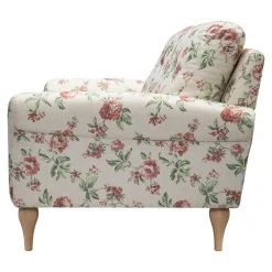 Fotel wypoczynkowy w róże ROSE