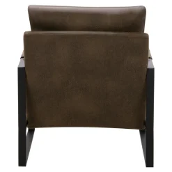 Fotel wypoczynkowy z ekoskóry CARYUM