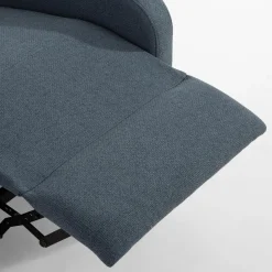Fotel wypoczynkowy z funkcją relaks niebieski KATINIO