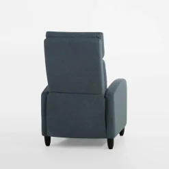 Fotel wypoczynkowy z funkcją relaks niebieski KATINIO