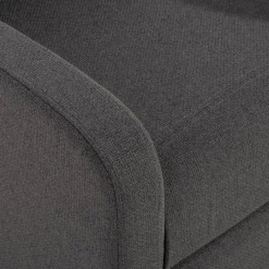 Fotel wypoczynkowy z funkcją relaksu ciemnoszary KATINIO