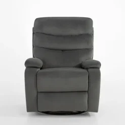 Fotel wypoczynkowy z funkcją relaks szary GLIXI