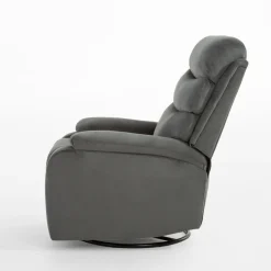 Fotel wypoczynkowy z funkcją relaks szary GLIXI
