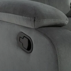 Fotel wypoczynkowy z funkcją relaks szary GLIXI