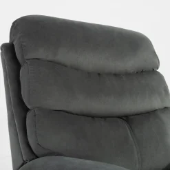 Fotel wypoczynkowy z funkcją relaks szary GLIXI