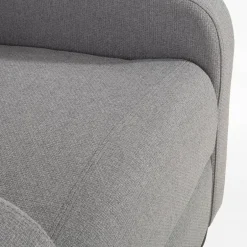 Fotel wypoczynkowy z funkcją relaksu jasnoszary KATINIO