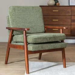 Fotel wypoczynkowy zielony CROXTA