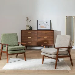 Fotel wypoczynkowy zielony CROXTA