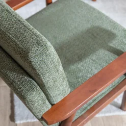 Fotel wypoczynkowy zielony CROXTA