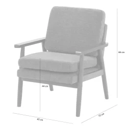 Fotel wypoczynkowy zielony CROXTA