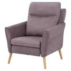 Fotel z funkcją relaks fioletowy NORD