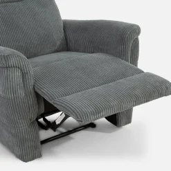 Fotel z funkcją relaks sztruksowy ZALI