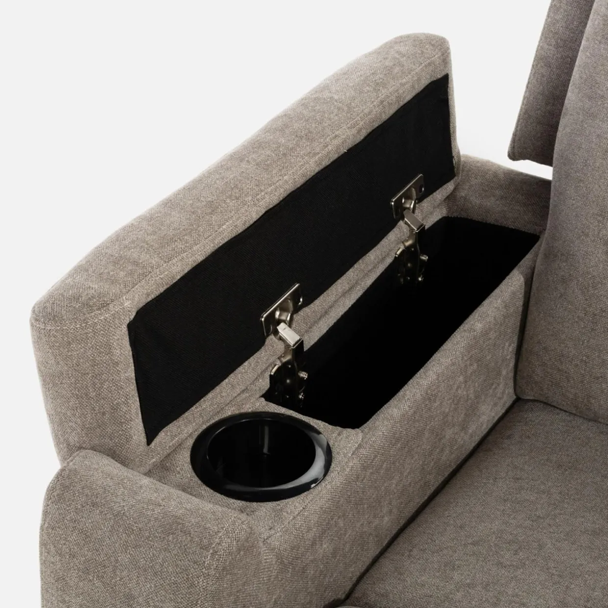 Fotel z funkcją relaksu beżowy ZAVIT