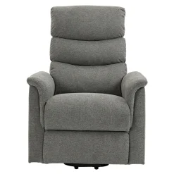 Fotel z funkcją relaksu i masażu szary EXOLI