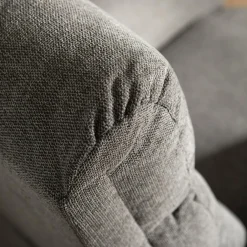 Fotel z funkcją relaksu i masażu szary EXOLI