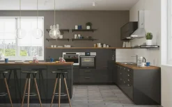 Front drzwi SALSA 30x137,3 grafit metalic połysk