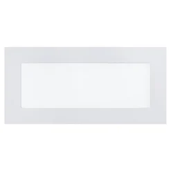 Front przeszklony NOTO 80x38,1 biały połysk