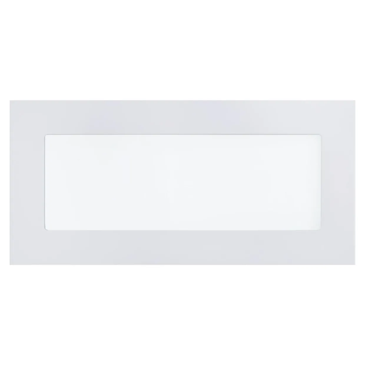 Front przeszklony NOTO 80x38,1 biały połysk