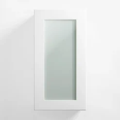 Front przeszklony NOTO 40x76,5 biały połysk