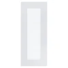 Front przeszklony NOTO 40x98 biały połysk