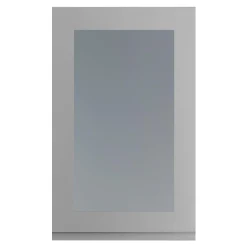 Front przeszklony PIANO 60x98 szary mat