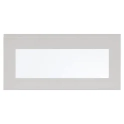 Front przeszklony PIANTA 80x38,1 szary, wysoki połysk
