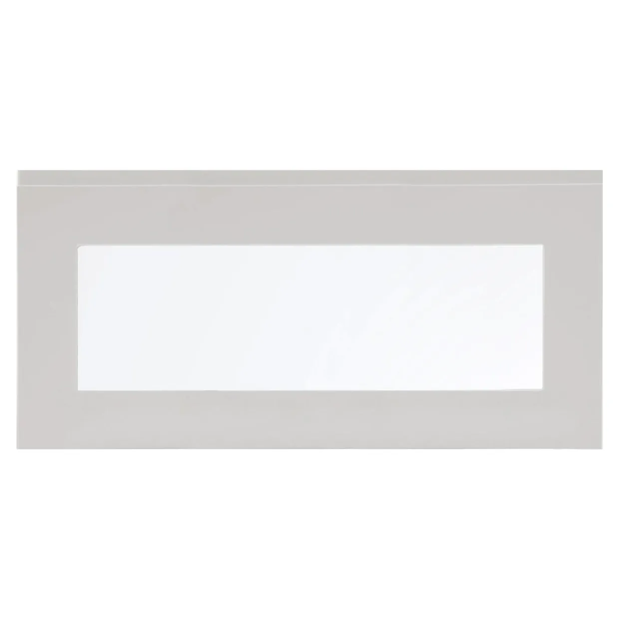 Front przeszklony PIANTA 80x38,1 szary, wysoki połysk