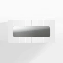 Front witryna biały premium SIMPLE 80x38,1 cm