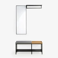 Gardroba z lustrem FRACTALA