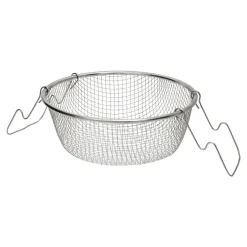 Garnek do frytek z sitkiem i pokrywką