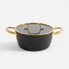 Garnek na gaz i indukcję czarny ROYAL 4,4 l