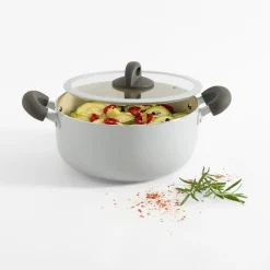 Garnek na gaz i indukcję kremowy URBAN 2,8 l