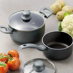 Garnek z powłoką nieprzywierającą Ilag Basic GRAPHITE 4,7 l