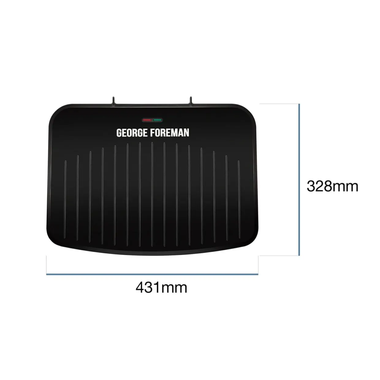 Grill elektryczy GEORGE FOREMAN czarny