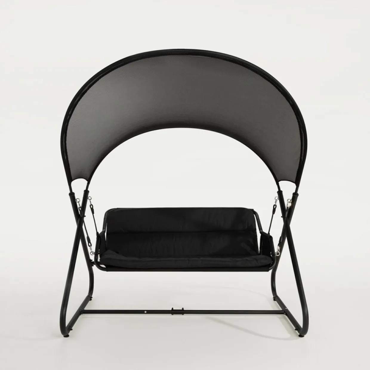 Huśtawka ogrodowa czarna JONZONI