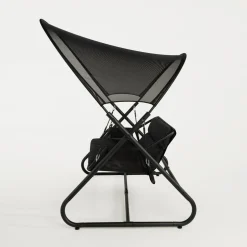 Huśtawka ogrodowa czarna JONZONI