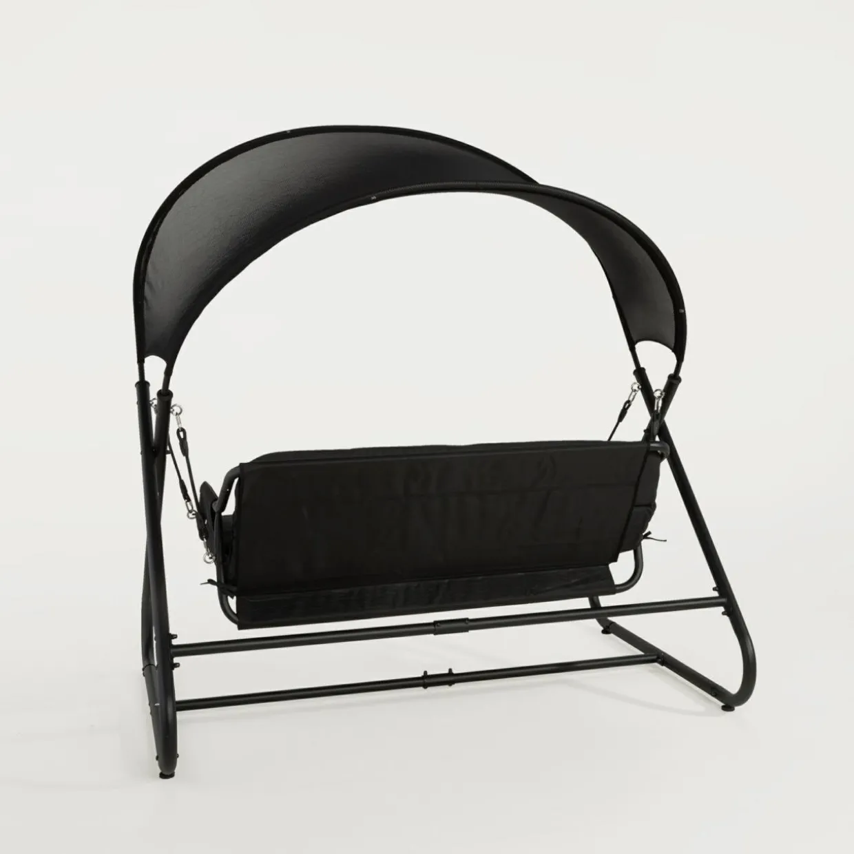 Huśtawka ogrodowa czarna JONZONI