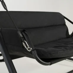 Huśtawka ogrodowa czarna JONZONI